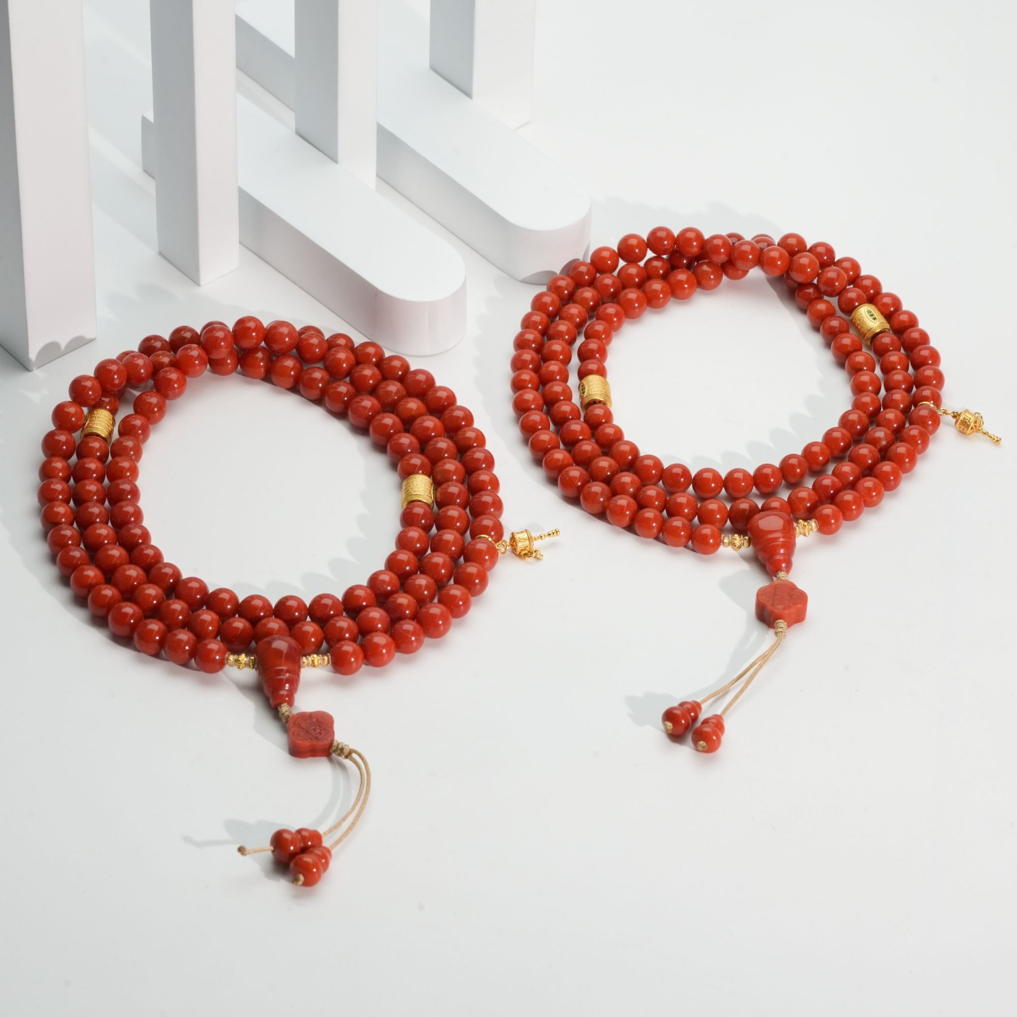 【小北好物】南红DIY项链尺寸约7mm【多样性发一件】QH258X144