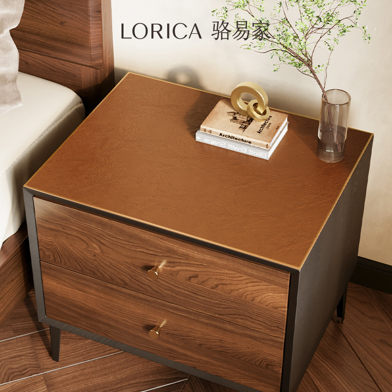 骆易家【陌野】床头柜垫子皮革桌垫简约防水盖布电视柜茶几保护垫