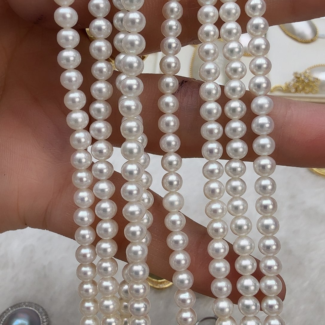 颈饰淡水珍珠银S925镶嵌