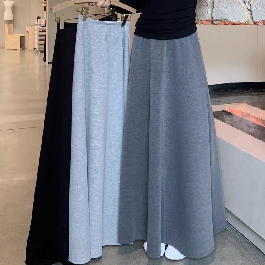 2025秋冬半裙裤子平铺腰62松紧腰130斤内