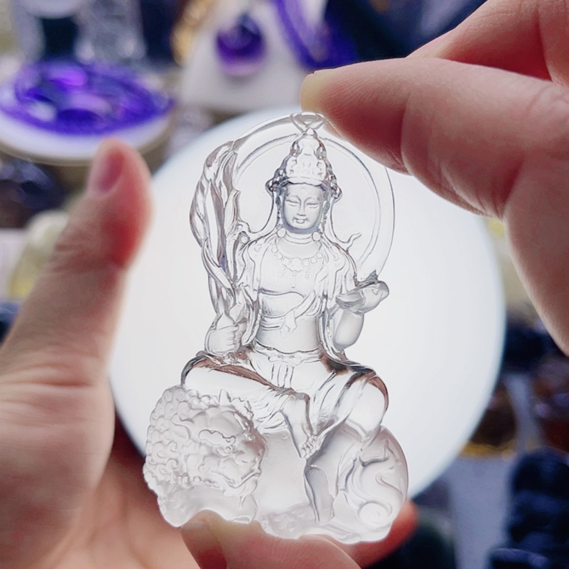 【闪购商品】文殊吊坠未镶嵌水晶