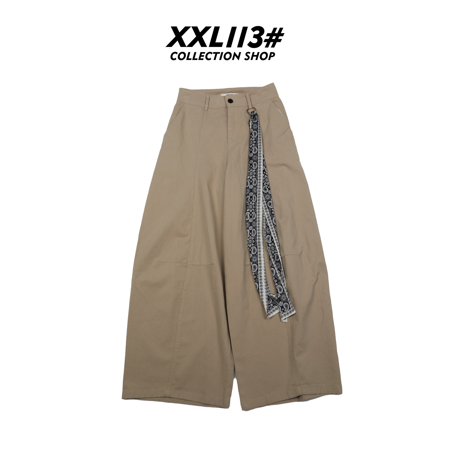 113* CENTRALIZED SHOP无弹长裤夏季腰带休闲裤X5F10G6530