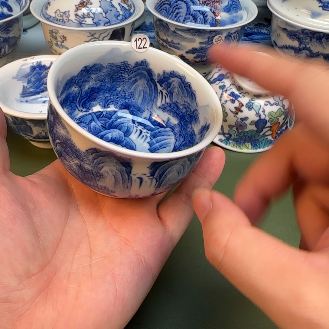 彦祖纯手工手绘茶具122