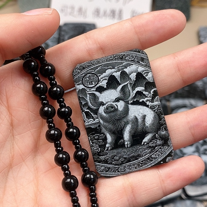 颈饰未镶嵌和田玉