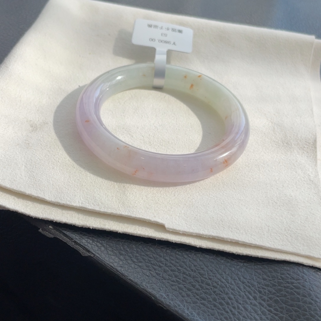 翡翠未镶嵌手镯纹53