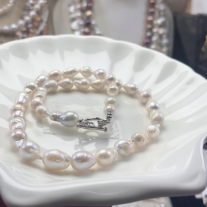 淡水珍珠未镶嵌项链【纯恬】