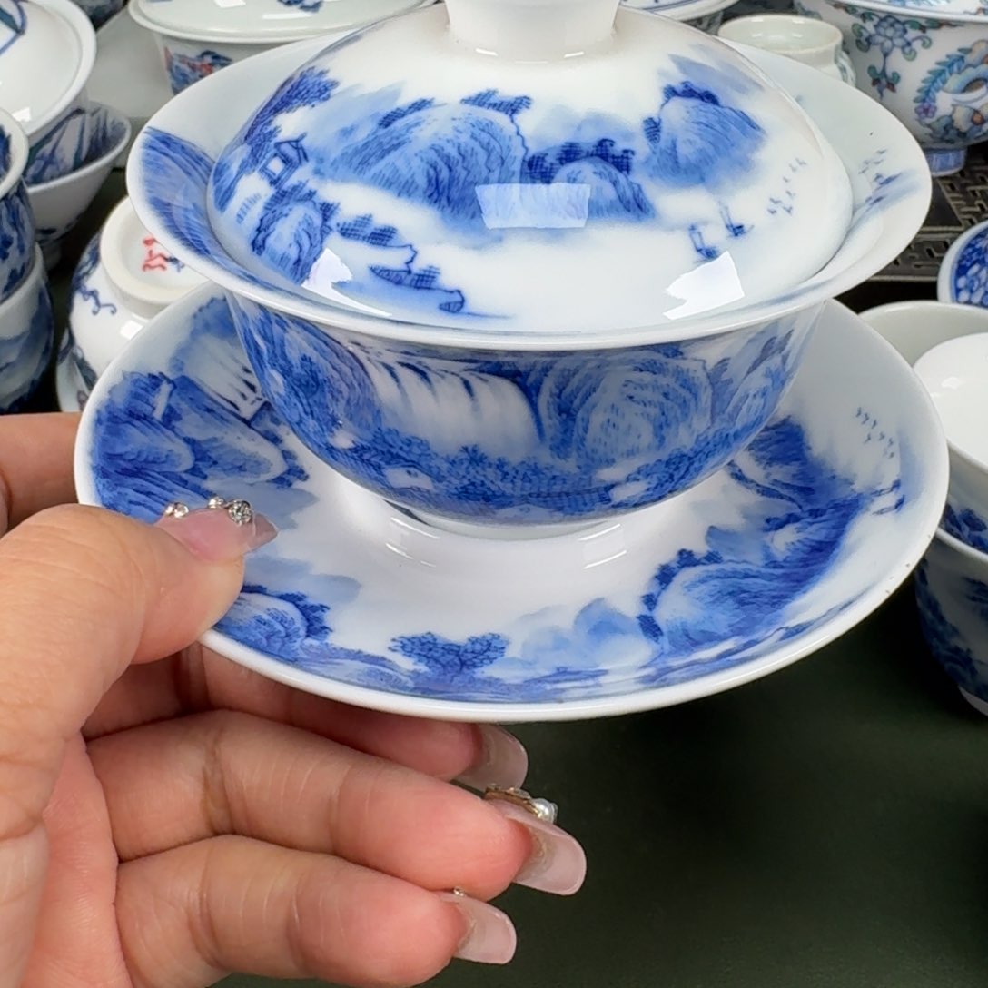 蒙蒙景德镇纯手绘茶器201