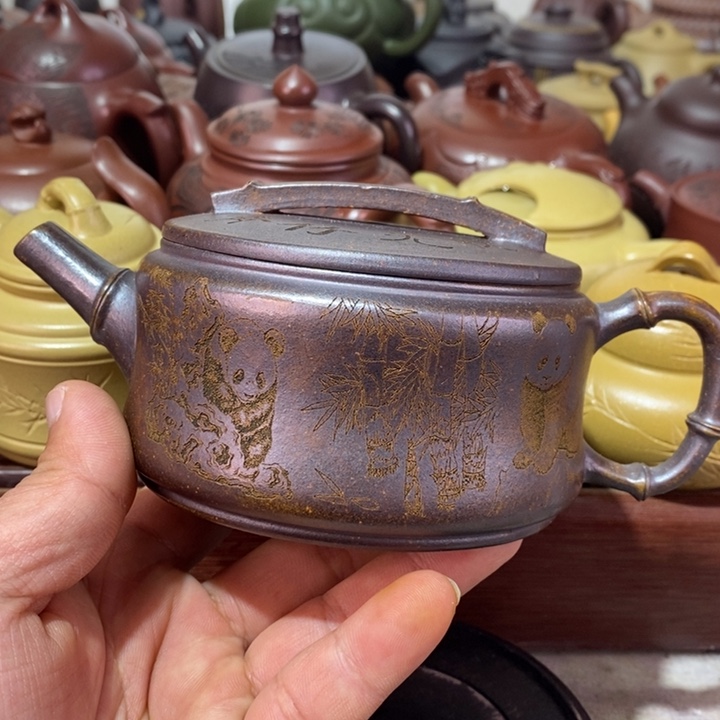 紫砂茶壶精工制作