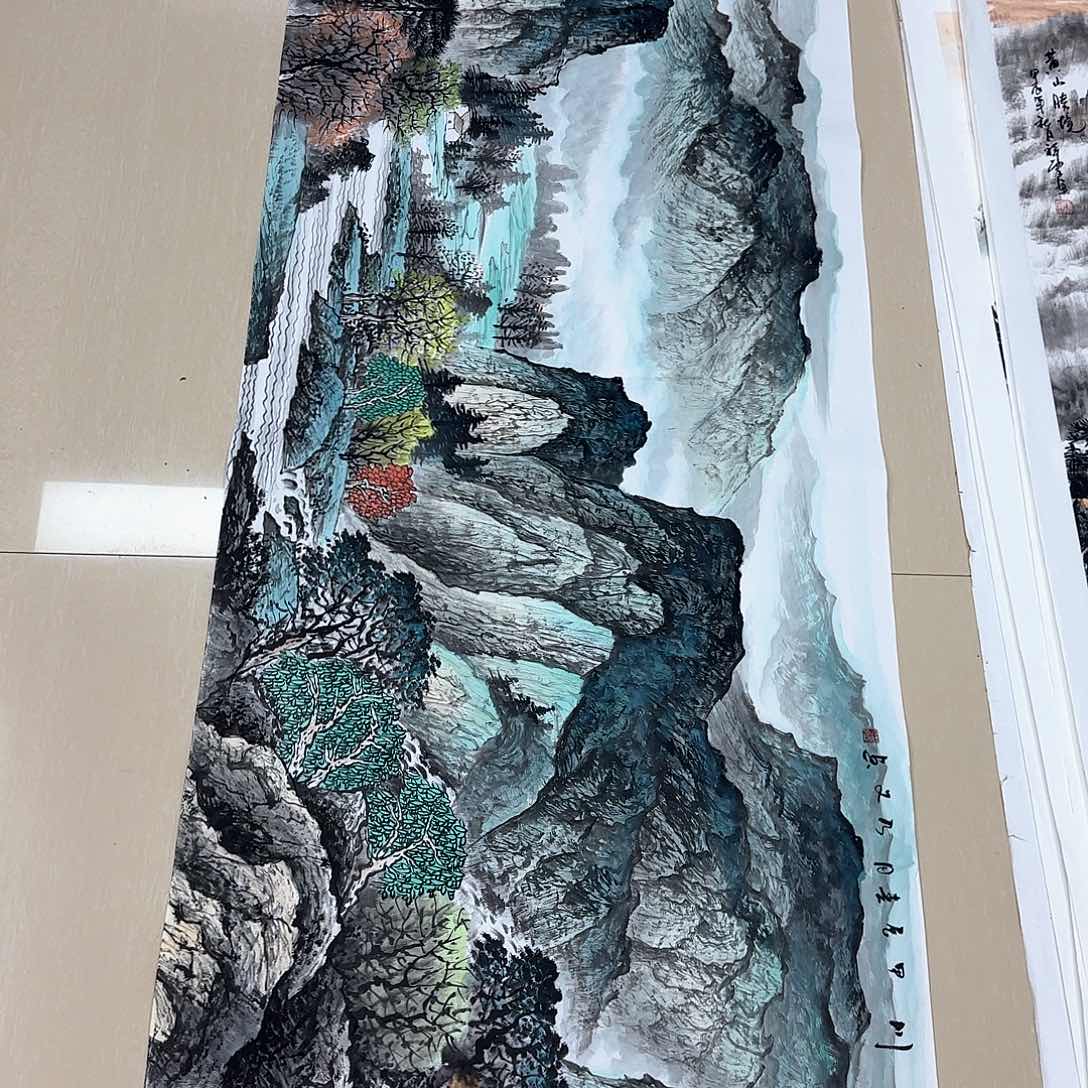 国画国画作品展。国画h