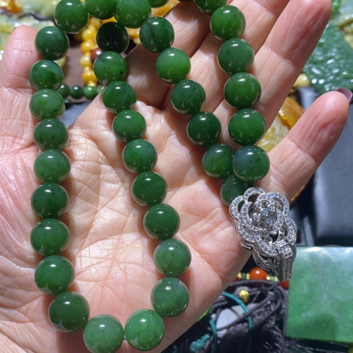 【闪购商品】和田玉毛衣链未镶嵌