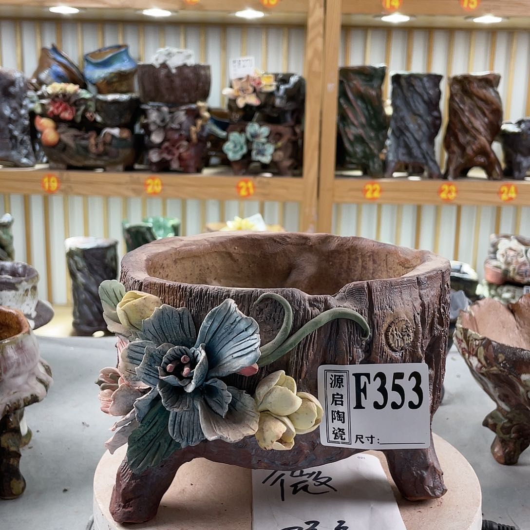 紫砂花盆手工制作默认微瑕353