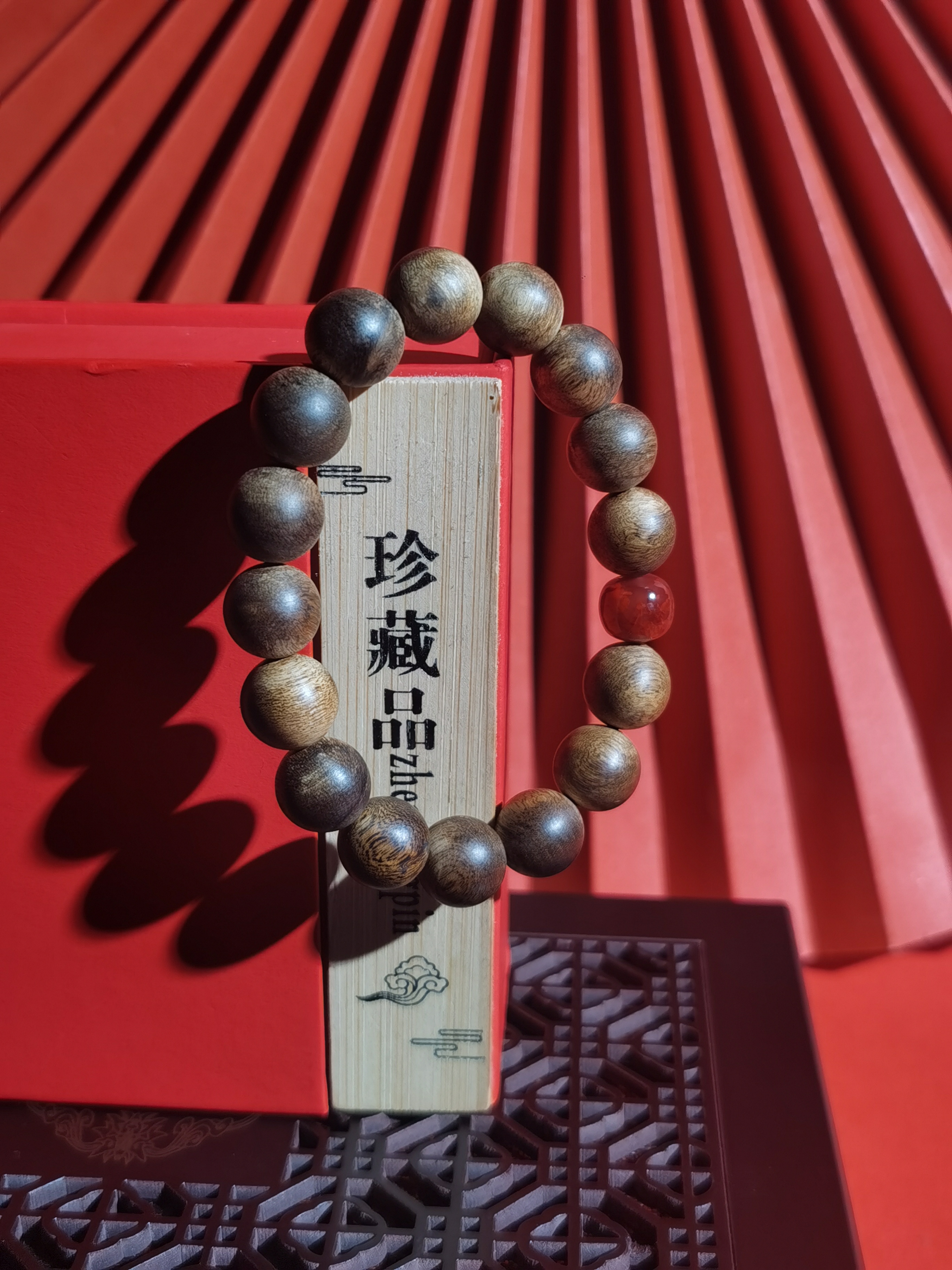 沉香海南昆仑梅格瘤疤老料1.2单圈