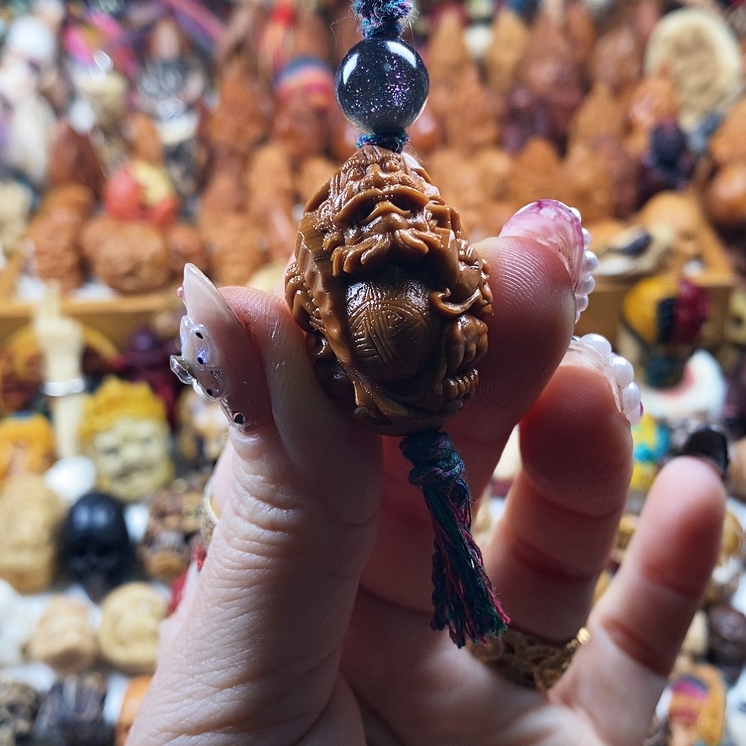 橄榄核吊坠2.2钟馗捉鬼橄榄核