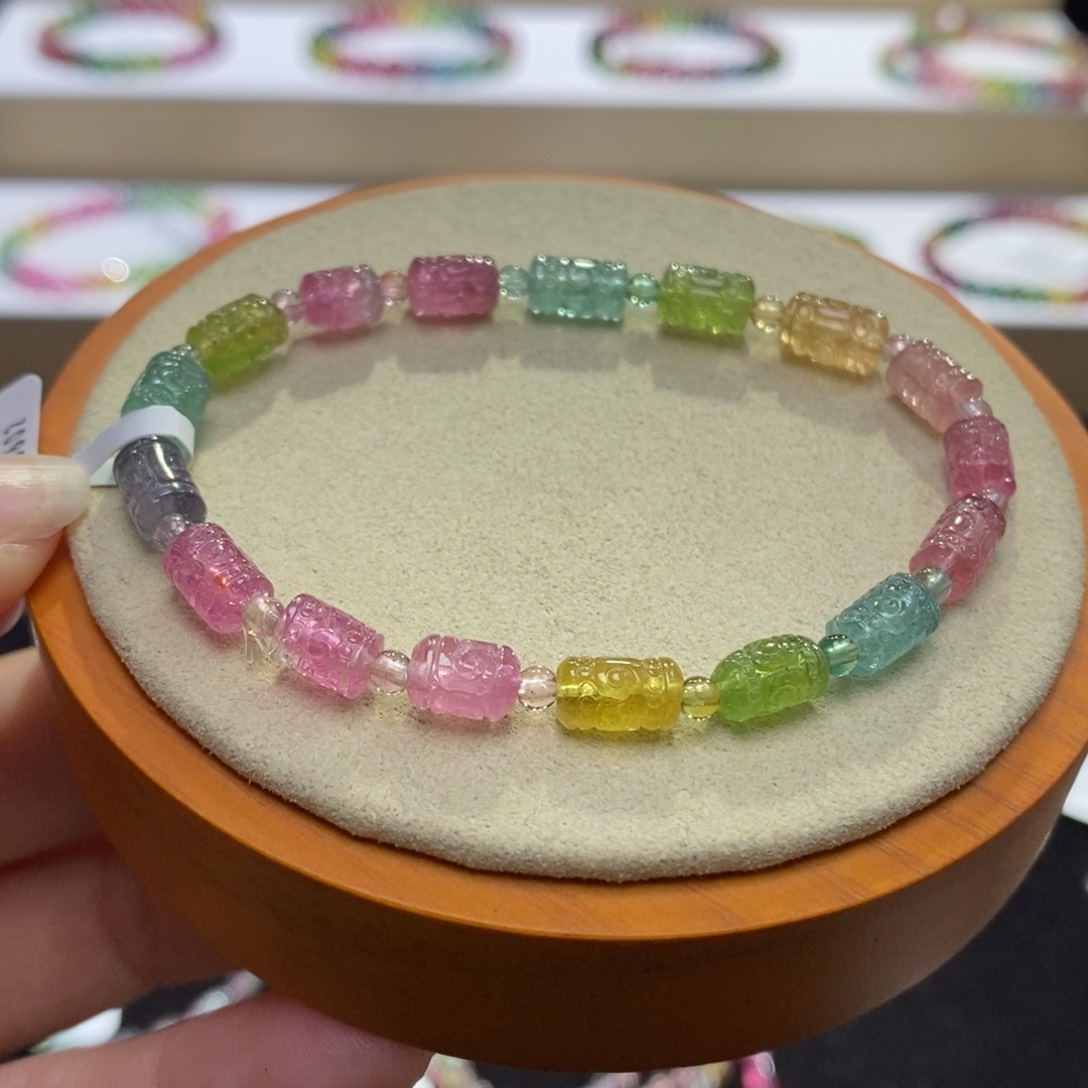 【闪购商品】碧玺手串未镶嵌两天看货期