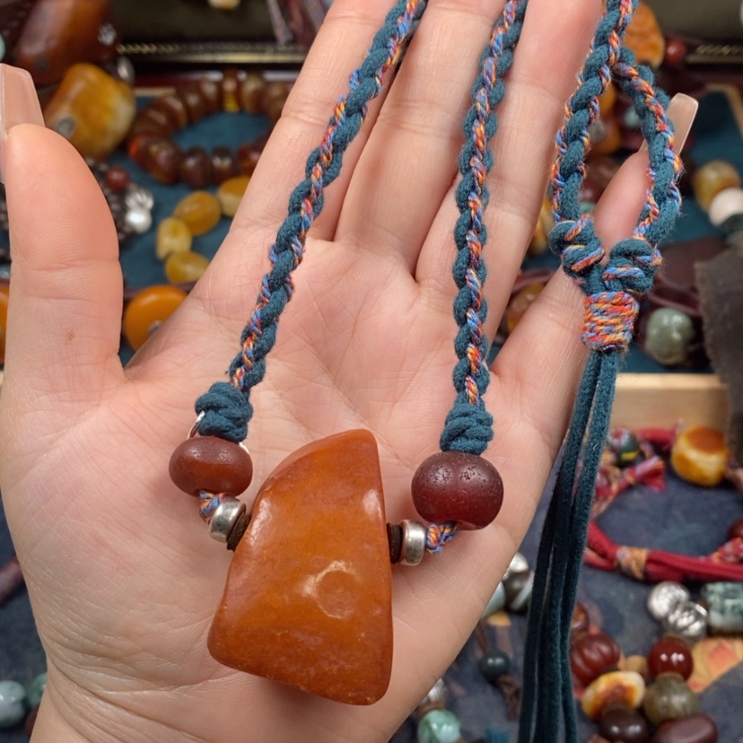 【闪购商品】蜜蜡颈饰未镶嵌项链