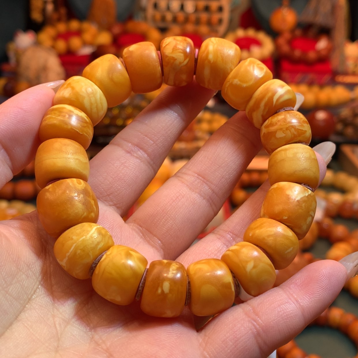 【闪购商品】蜜蜡手串未镶嵌蜜蜡手串