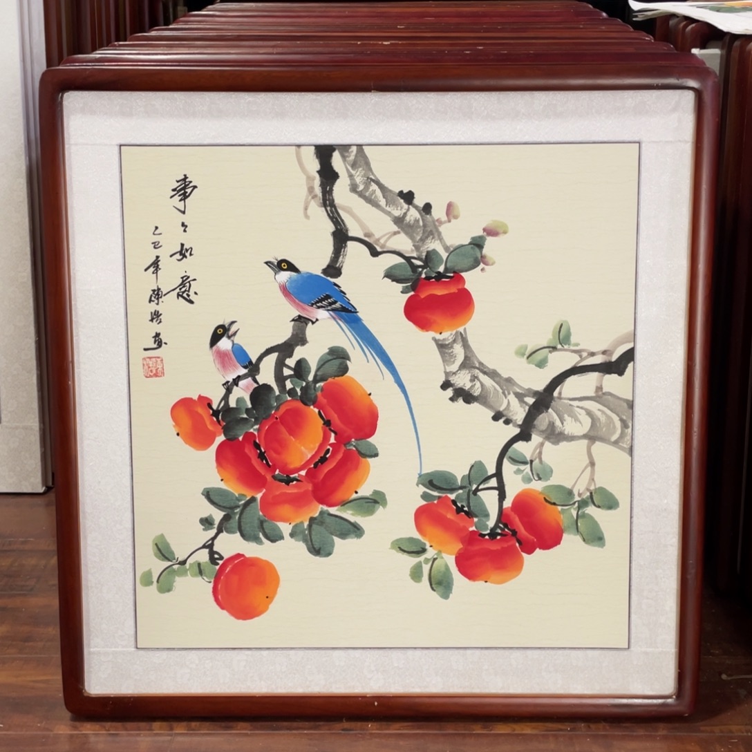 国画带框尺寸63*63厘米