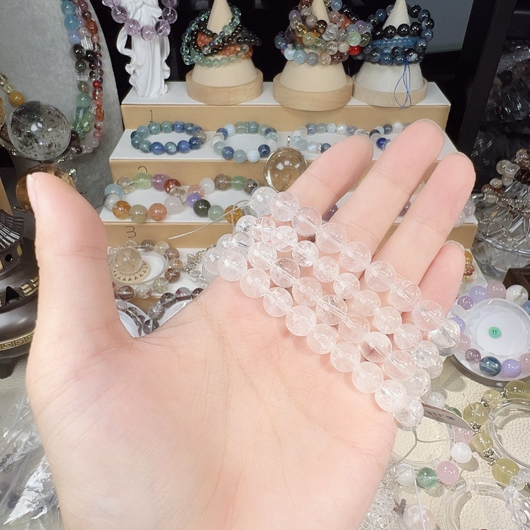 未镶嵌手串水晶白水