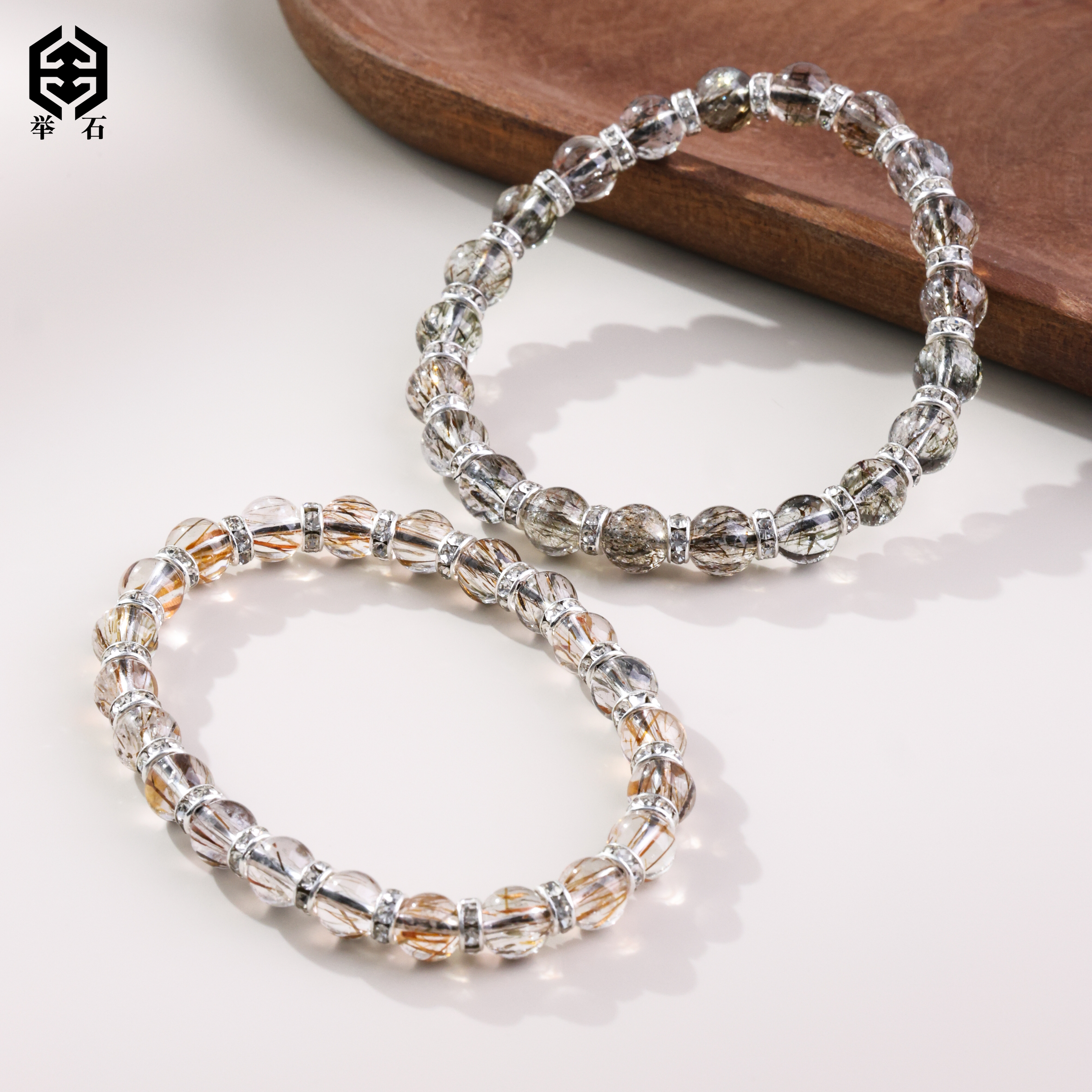 【举石精选】X0724-1233-24620水晶手串（一件/多样性发）F