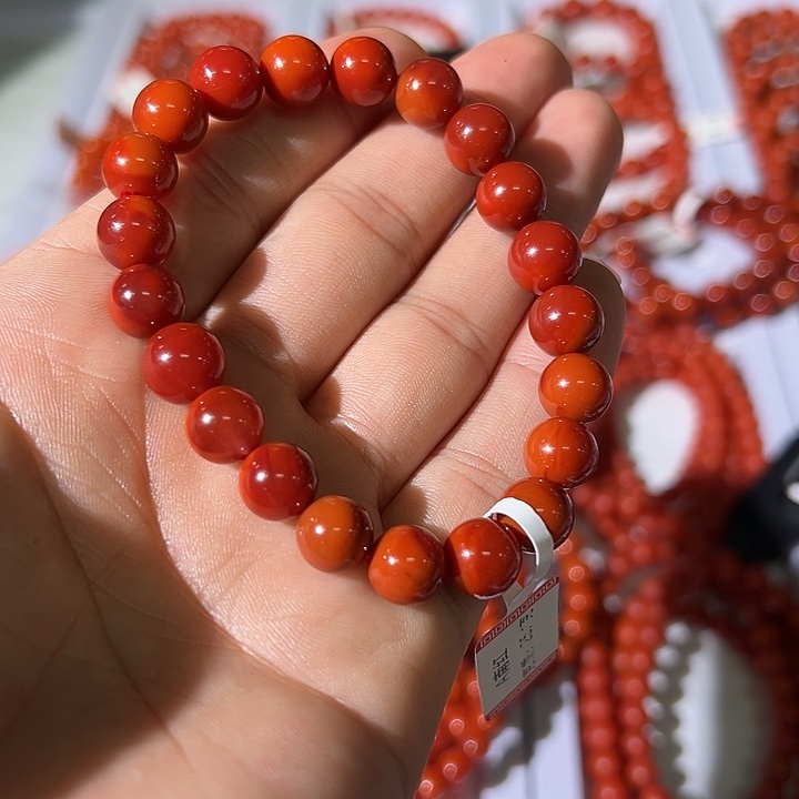 南红玛瑙未镶嵌手串
