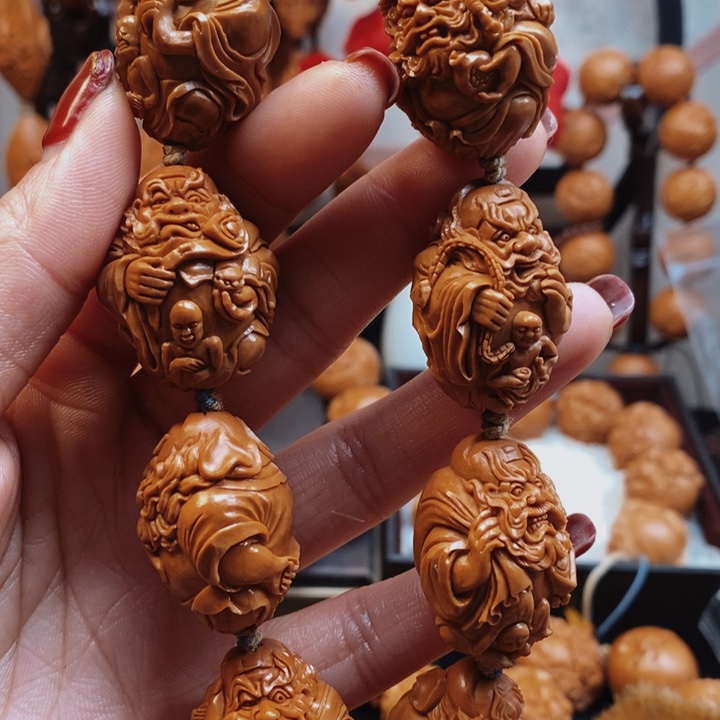 橄榄核手串/手链手工钟馗2.4