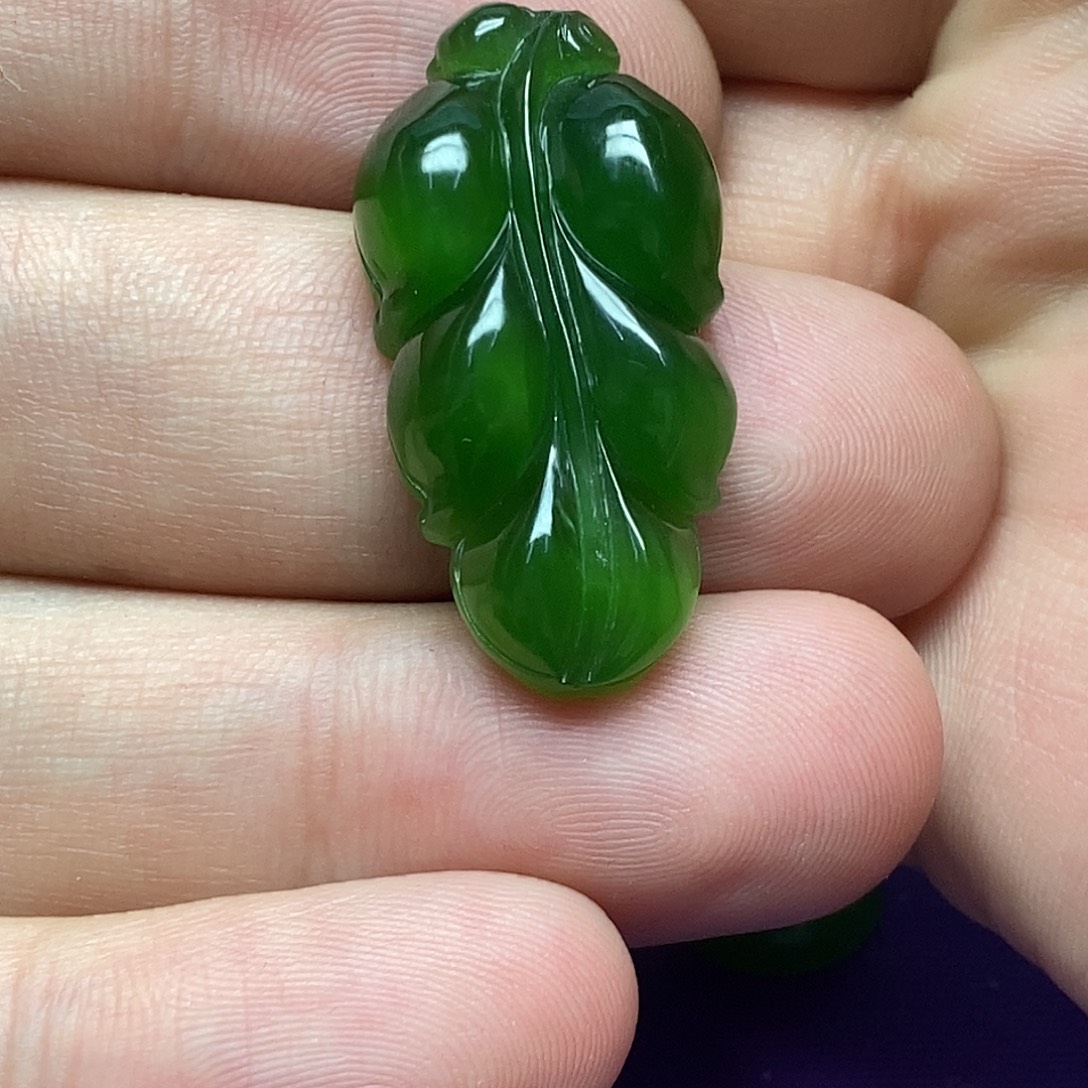 和田玉（碧玉）未镶嵌吊坠(不含链)