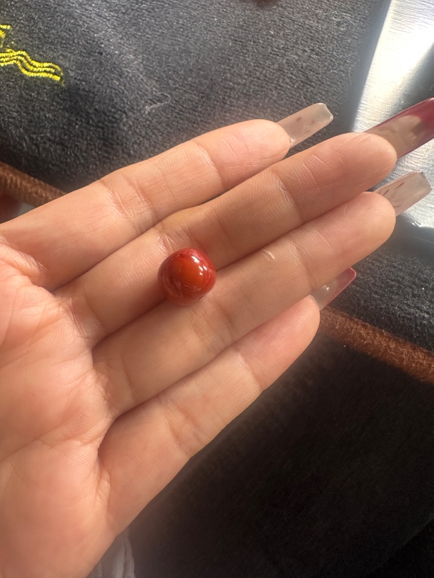 南红川料老型单珠10mm➕