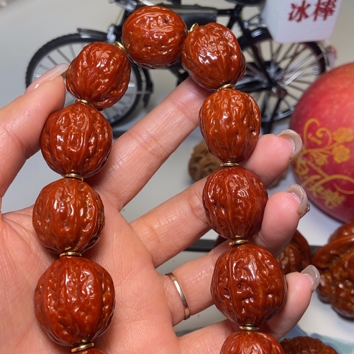 吊坠文玩核桃手串2.1尺