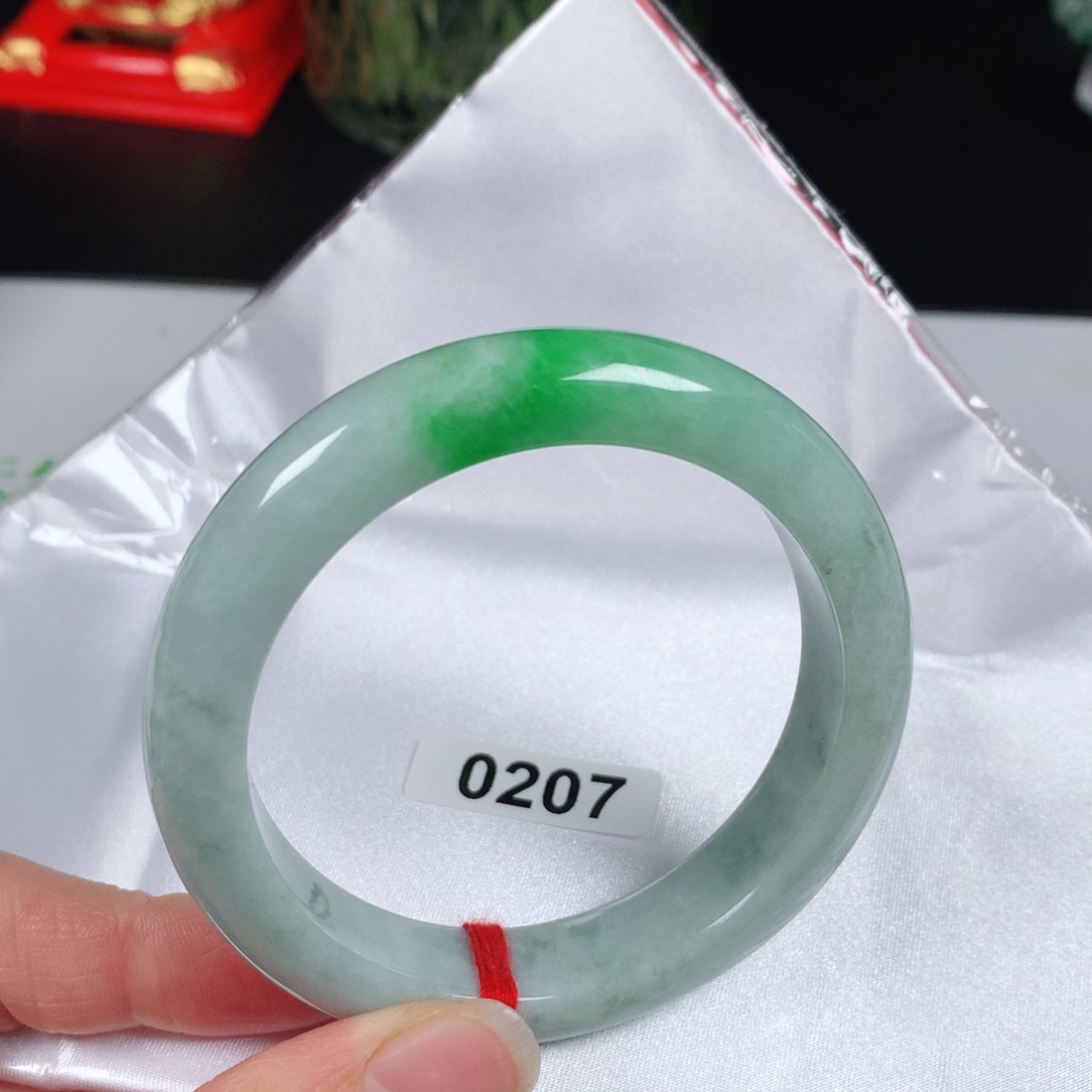 翡翠手镯未镶嵌容*正圈56+