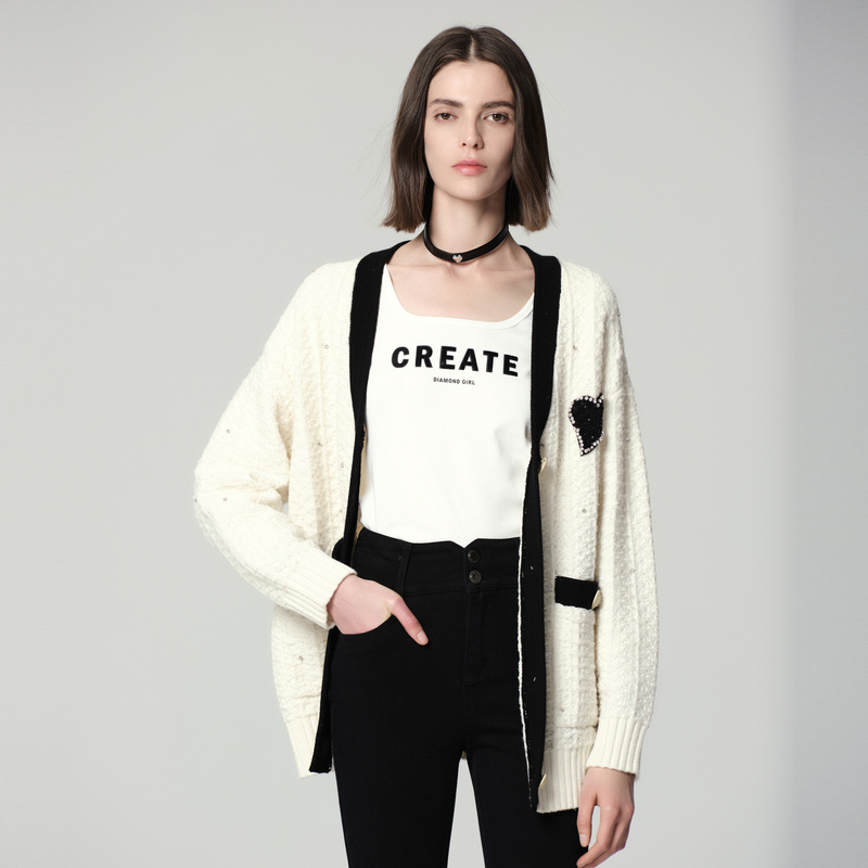 【小余专属】COLOVE毛针织衫233P048