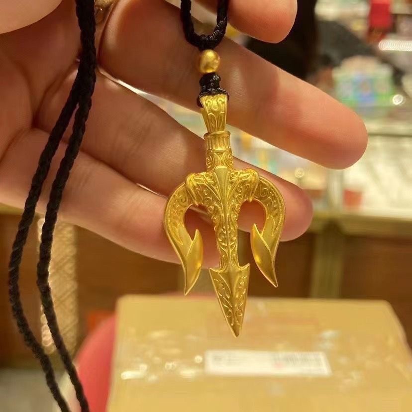 合金吊坠 吊坠 吊坠 海王叉吊坠