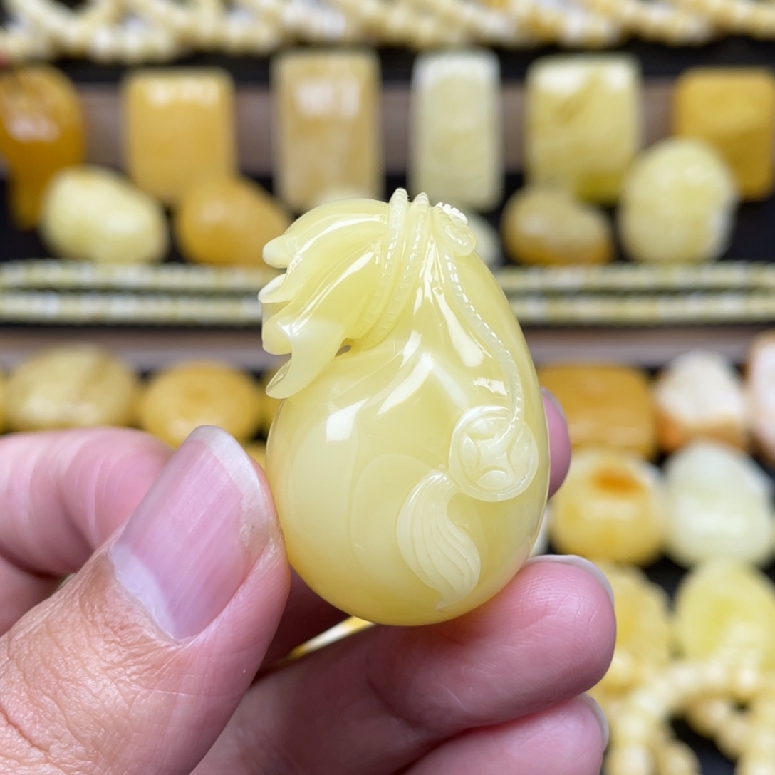 琥珀未镶嵌裸石琥珀蜜蜡