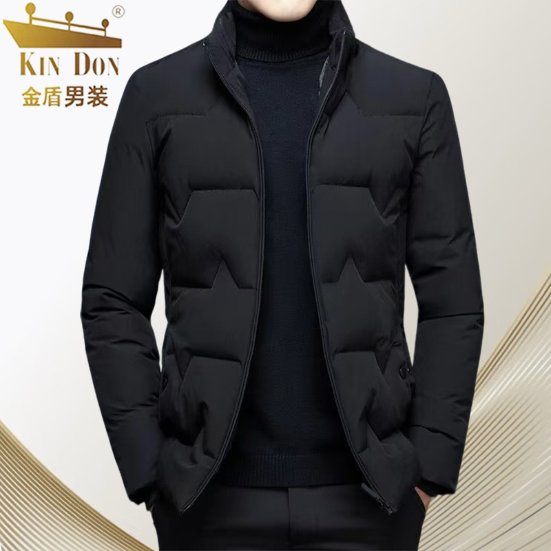 金盾正品冬季新款男士棉衣时尚保暖商务休闲棉服立领男装上衣外套