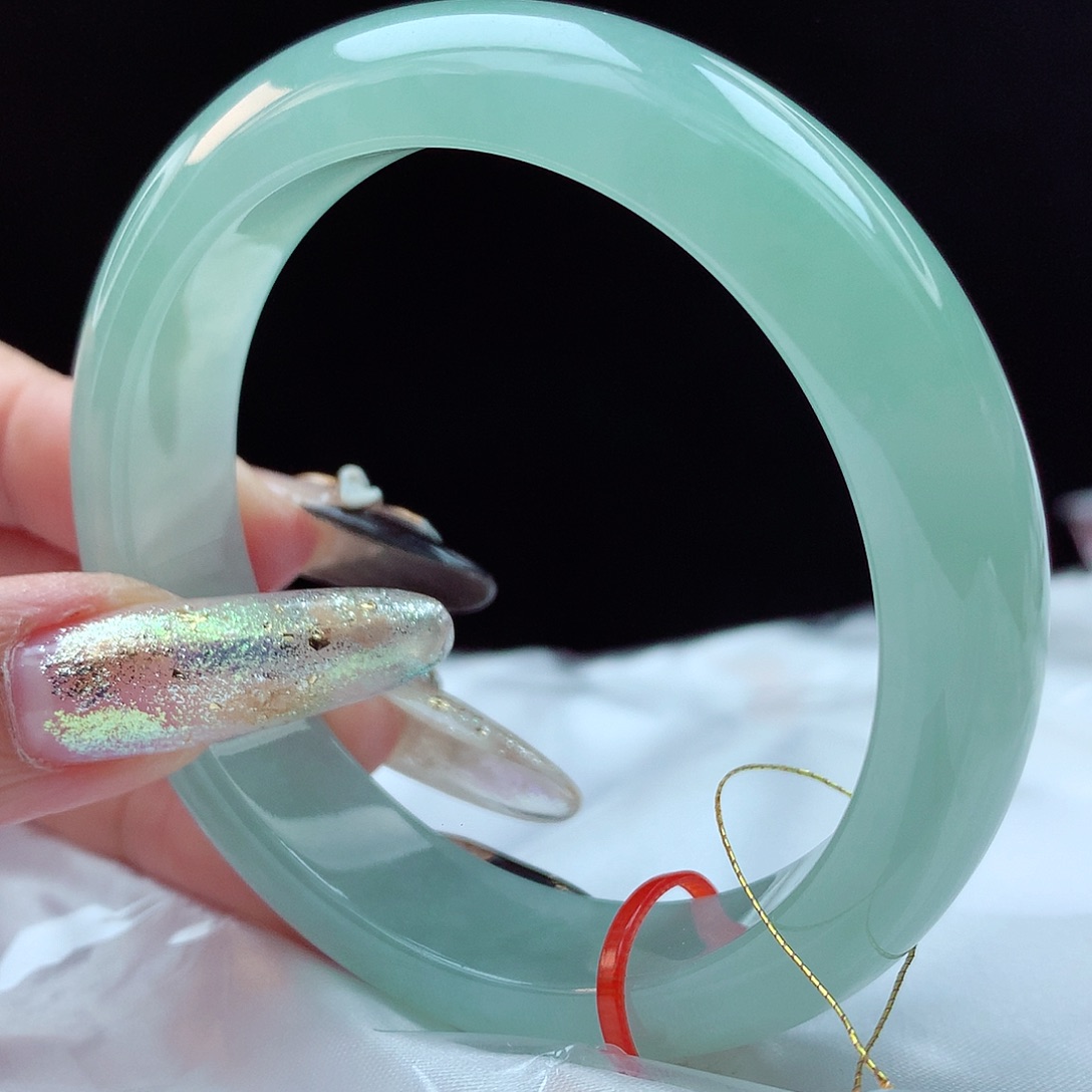 未镶嵌手镯翡翠55圈3674