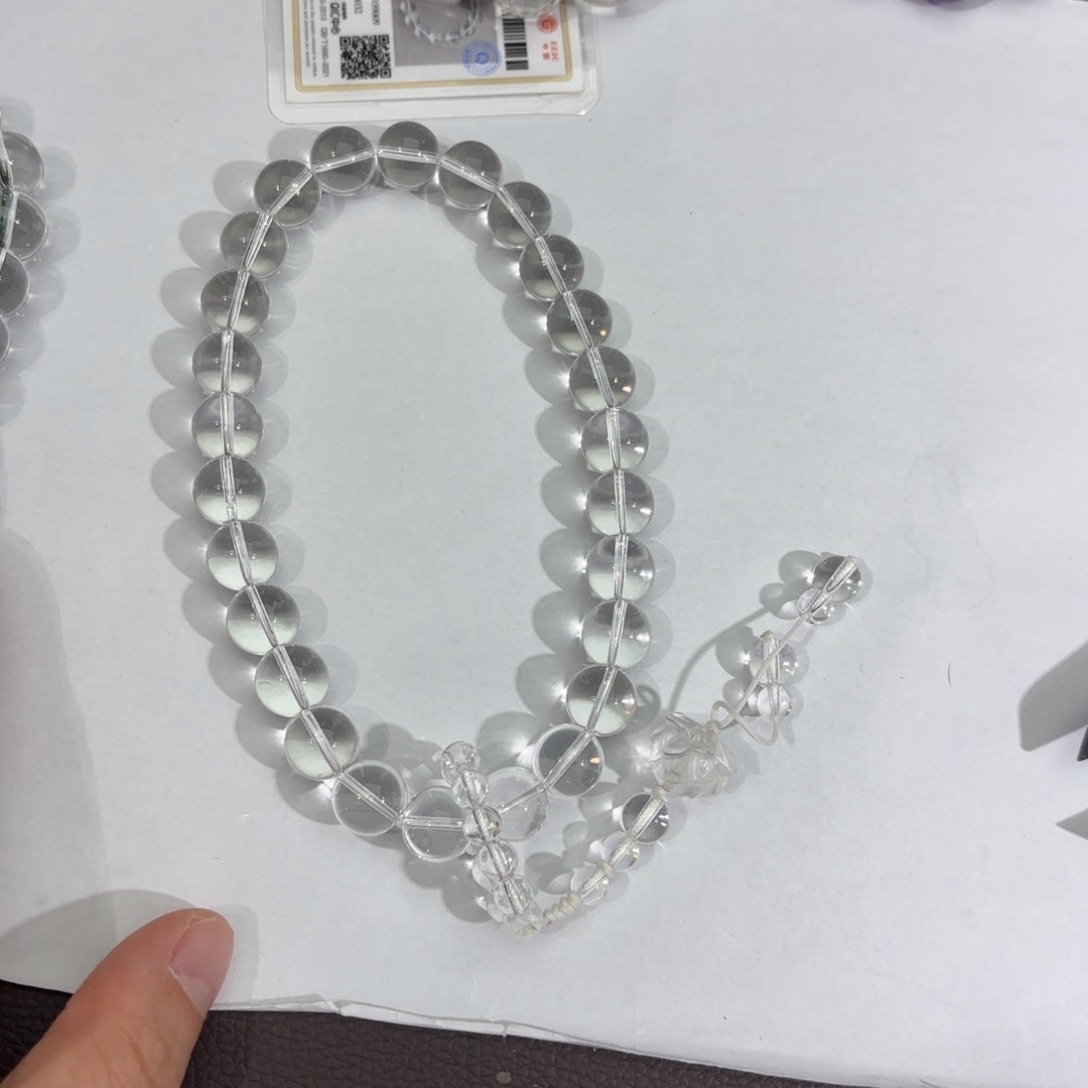 水晶手链未镶嵌手持