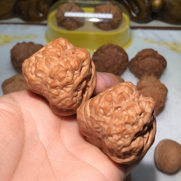 文玩核桃把件38蛤蟆头