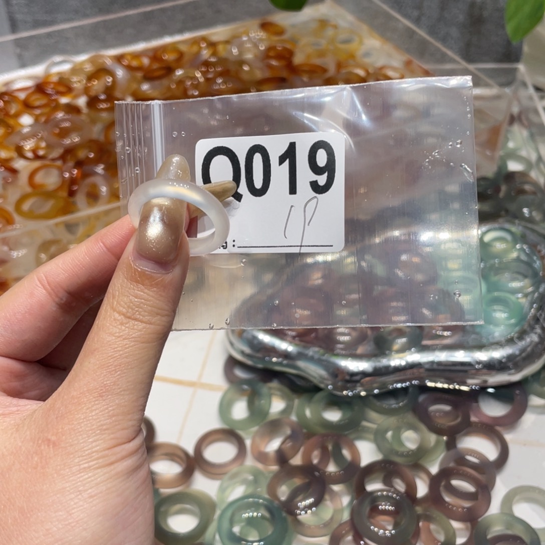 玛瑙/玉髓未镶嵌戒指019