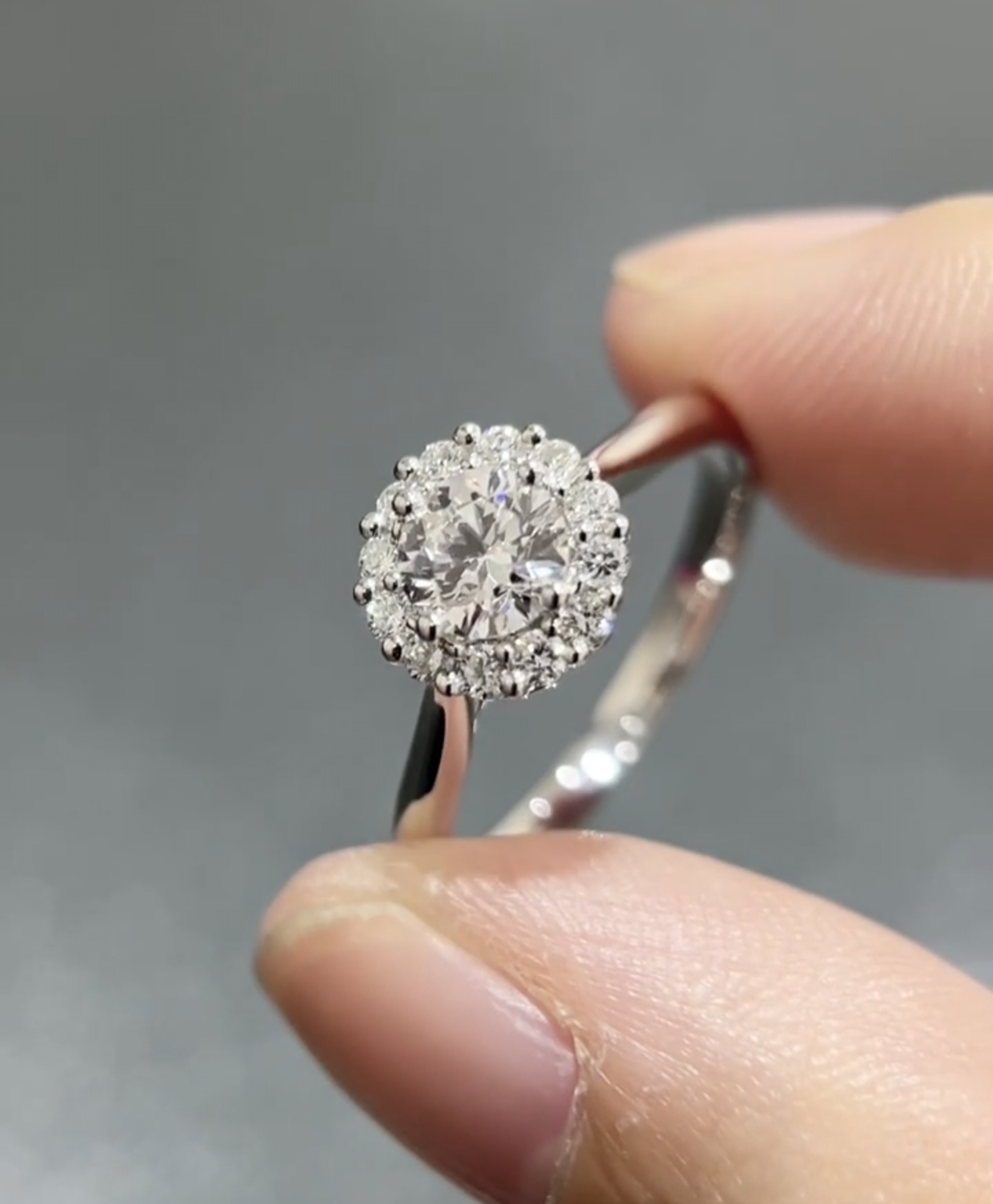 18k金克拉钻戒  gp 5734