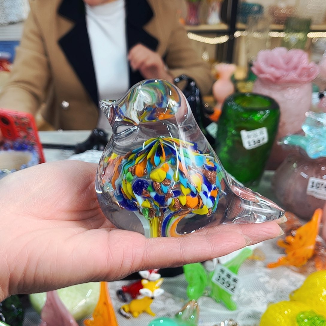 鸟肚里瑕 家悦琉璃工艺品内裂纹
