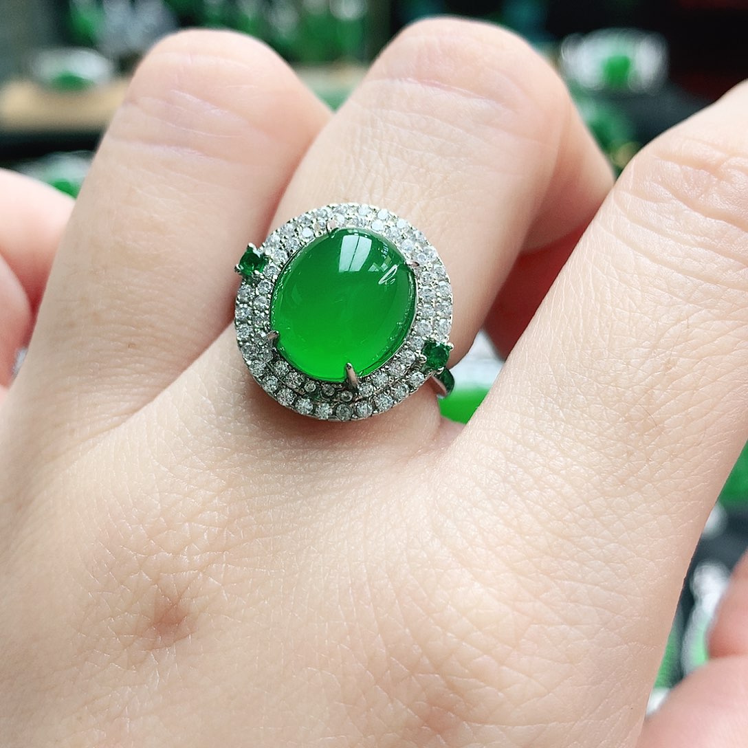 玛瑙/玉髓未镶嵌戒指