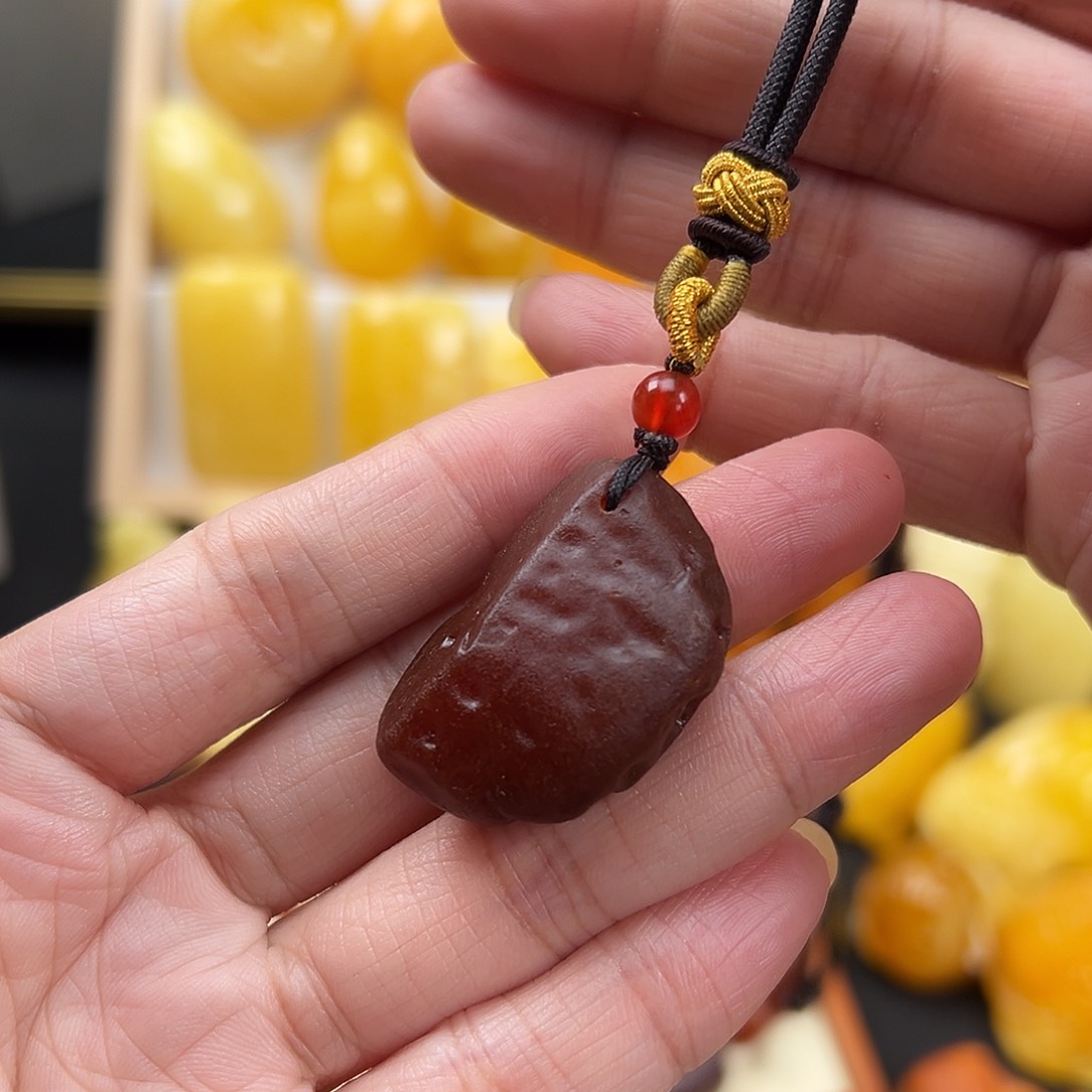 蜜蜡颈饰未镶嵌蜜蜡