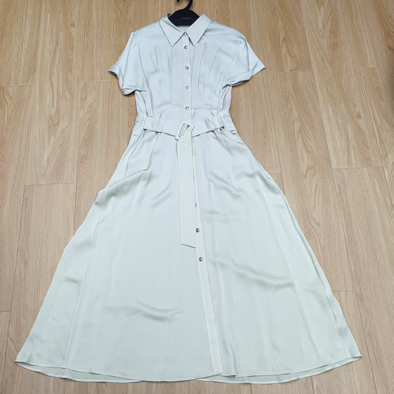 【南油玲姐】薄荷绿短袖连衣裙L6688