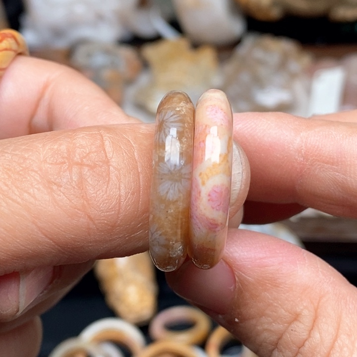 硅化珊瑚（珊瑚玉）手镯未镶嵌20