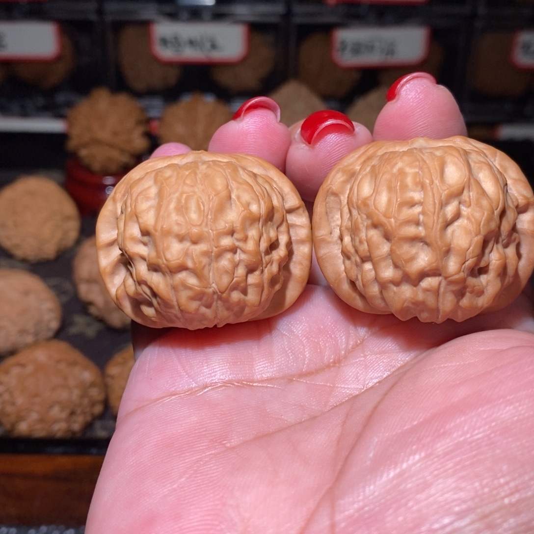 茶***香把件文玩核桃石门