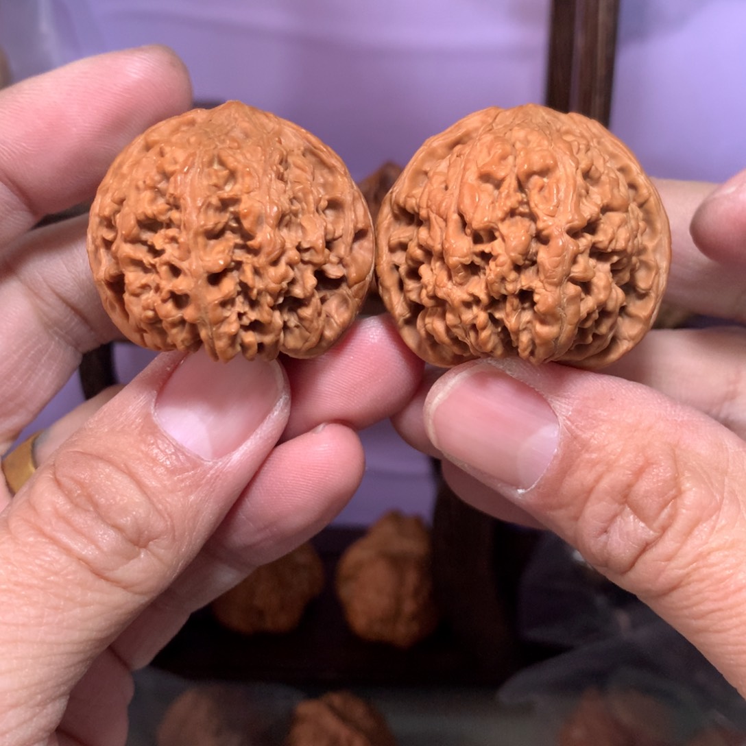 文玩核桃把件不知名练手对