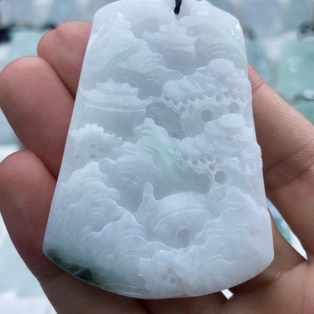 颈饰未镶嵌翡翠翡翠