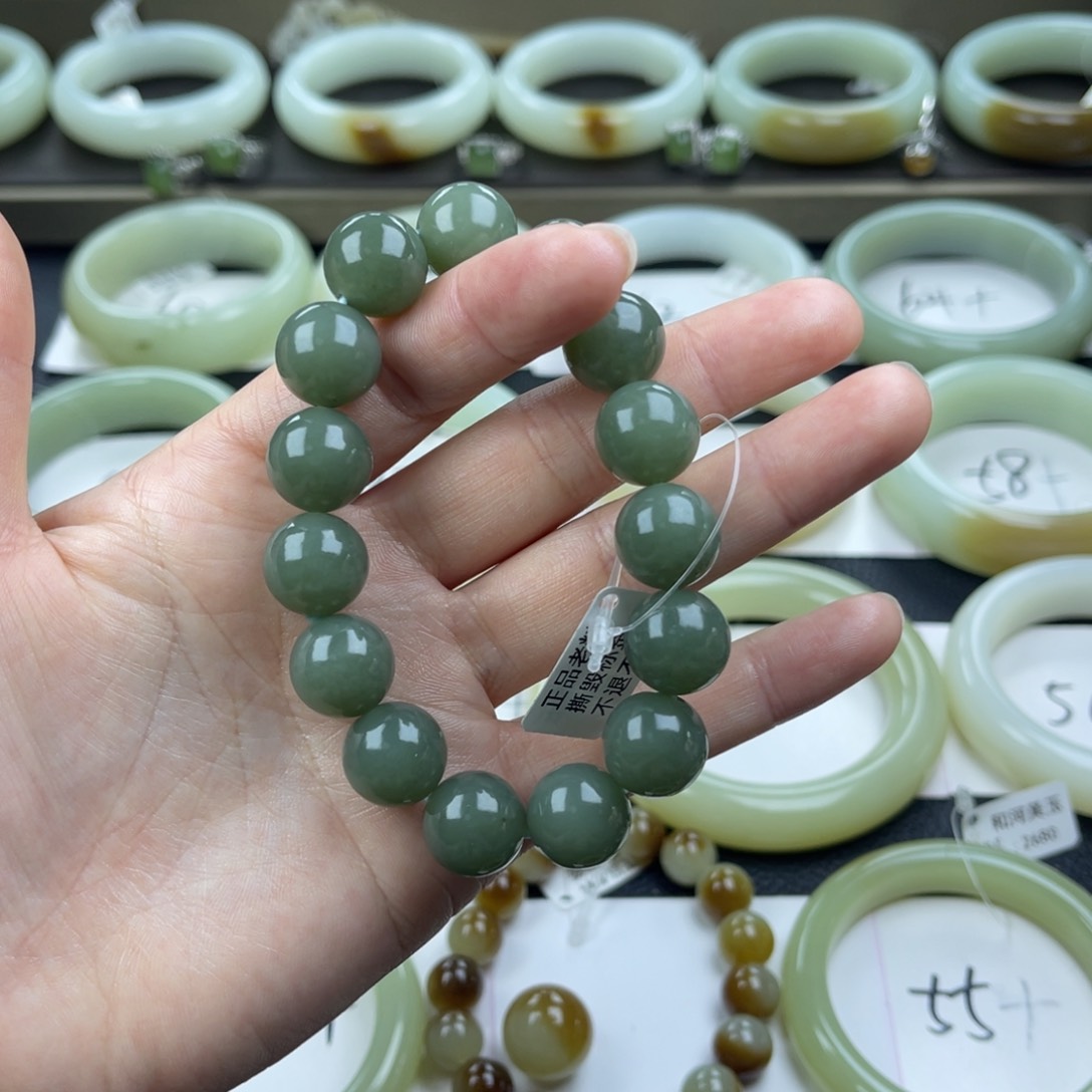 和田玉手链未镶嵌