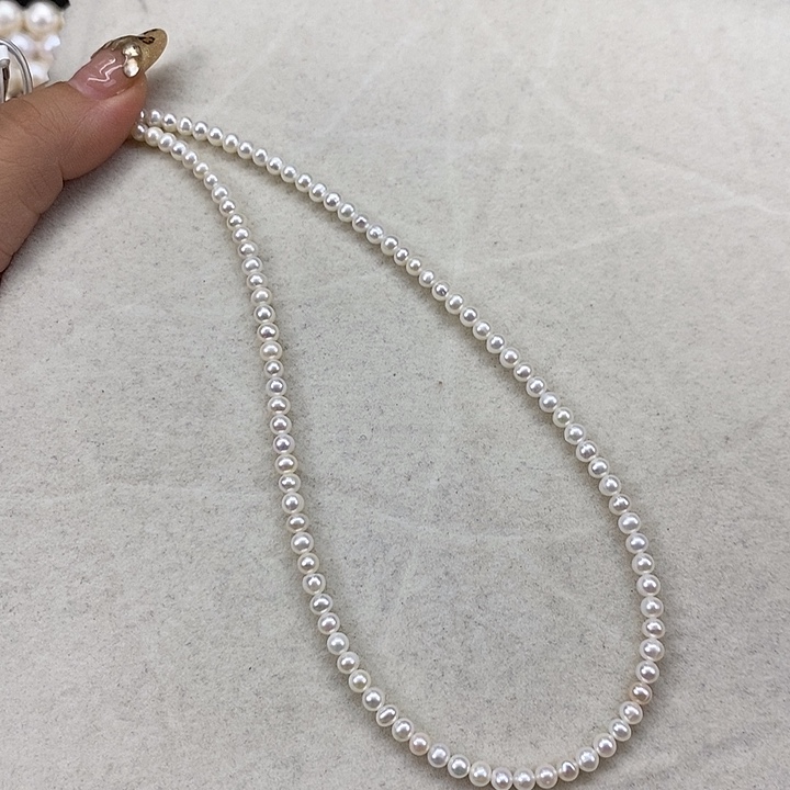 毛衣链未镶嵌淡水珍珠3/4