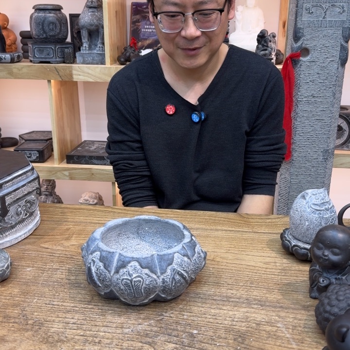 西安石晋錾石雕手工雕刻摆件