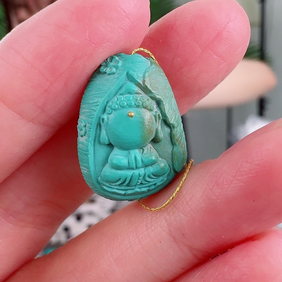 未镶嵌绿松石珠宝奇石